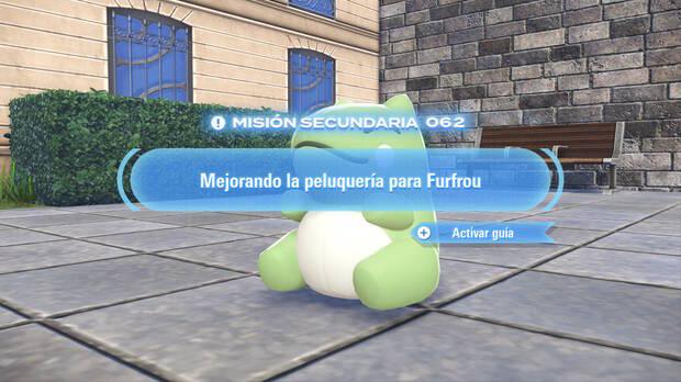 Leyendas Pokmon Z-A - Misin secundaria Mejorando la peluquera para Furfrou