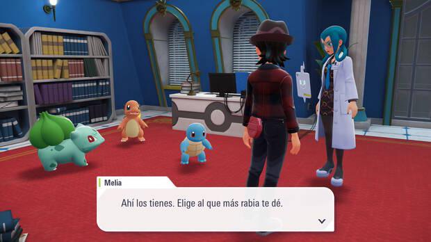 Leyendas Pokmon Z-A - Pokmon de regalo Bulbasaur, Charmander o Squirtle