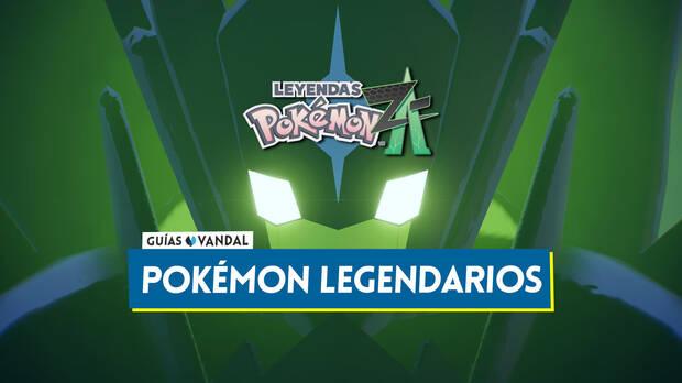 Gua de Leyendas Pokmon Z-A - Todos los Pokmon Legendarios y cmo conseguirlos
