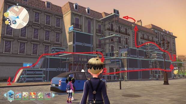 Leyendas Pokémon Z-A - Cómo subir al tejado donde se encuentra Yveltal