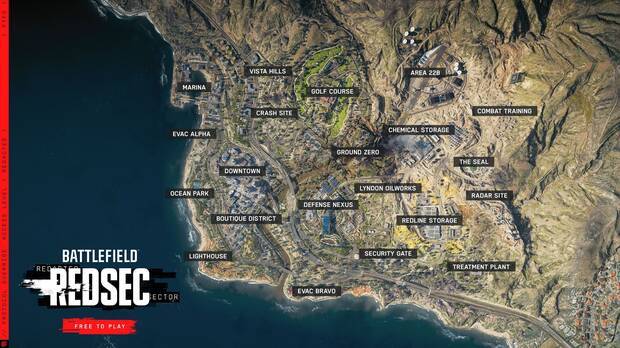 Battlefield Redsec - Redsec, Mapa de Fort Lyndon