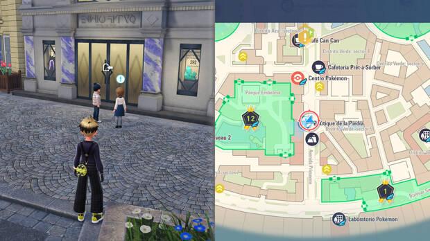 Leyendas Pokmon Z-A - Localizacin de la misin secundaria Una demostracin del poder de Aurorus