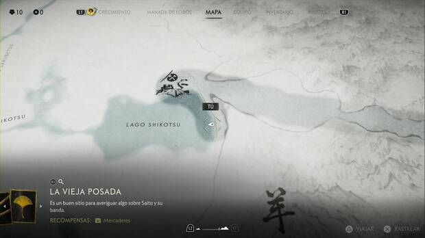 Ghost of Yotei - Lugares especiales, Lago Shikotsu (Praderas de Yotei)