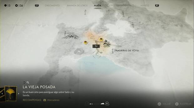 Ghost of Yotei - Lugares especiales, Costa meridional (Praderas de Yotei)