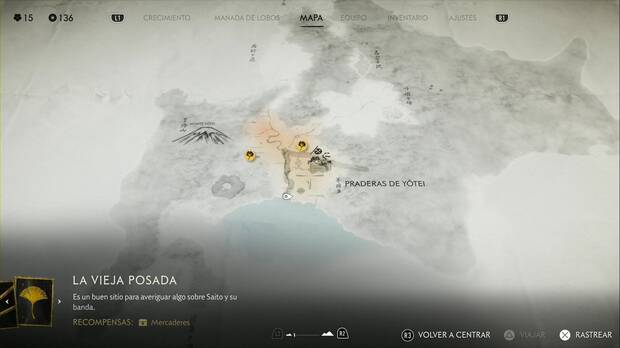 Ghost of Yotei - Regiones, Praderas de Yotei