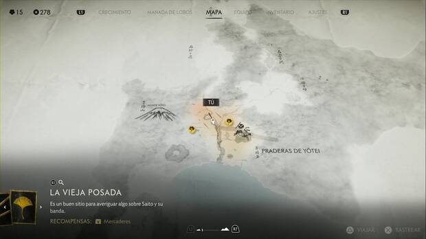 Ghost of Yotei - Relicarios, ubicacin del relicario del valor (Praderas de Yotei)