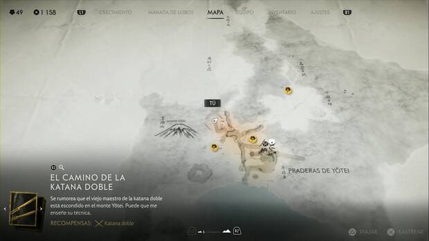 Ghost of Yotei - Sumi-e en la regin de las Praderas de Yotei, ubicacin del sumi-e Ranas cazadoras