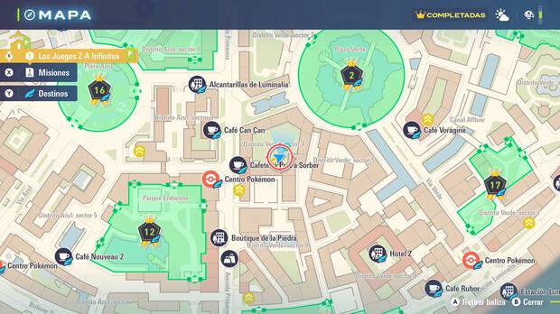 Leyendas Pokmon Z-A - Localizacin en el mapa de la MT033 Golpe Cuerpo