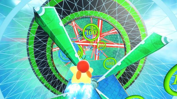 �Un descenso en ca�da libre para acumular puntos? As� de loco y variado es este juego de Kirby.