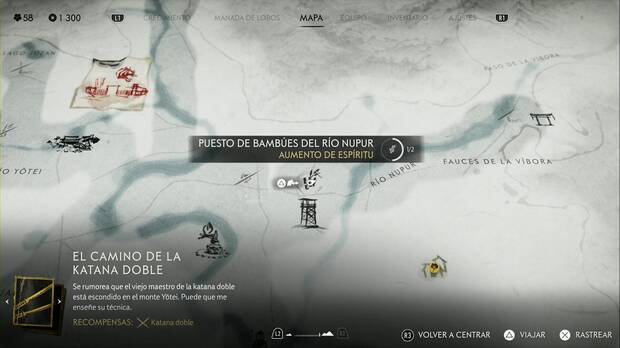 Ghost of Yotei - Puestos de bambúes en las Praderas de Yotei, ubicación del puesto de bambúes del río Nupur