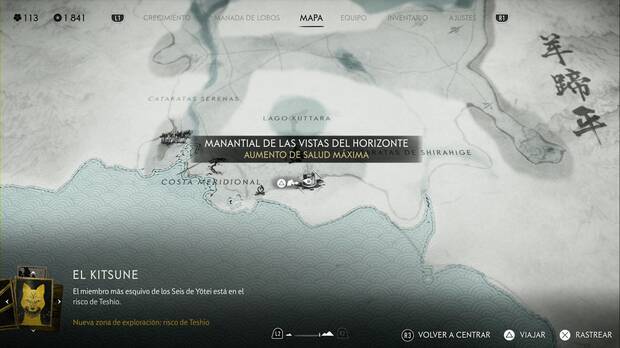 Ghost of Yotei - Manantiales en las Praderas de Yotei, ubicacin del manantial de las vistas del horizonte