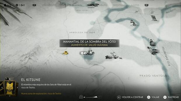 Ghost of Yotei - Manantiales en las Praderas de Yotei, ubicacin del manantial de la sombra del Yotei