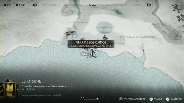 Ghost of Yotei - Pilares de los cados en las Praderas de Yotei, ubicacin del pilar #1