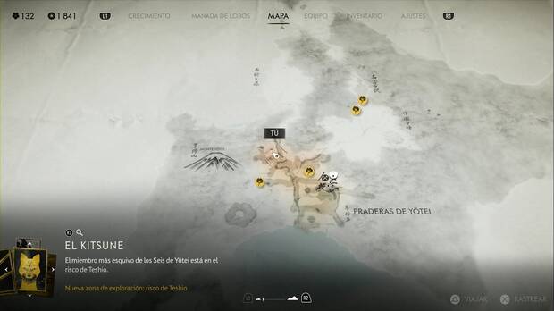 Ghost of Yotei - Pilares de los cados en las Praderas de Yotei, ubicacin del pilar #2