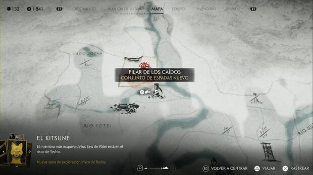 Ghost of Yotei - Pilares de los cados en las Praderas de Yotei, ubicacin del pilar #2