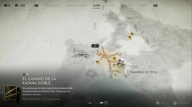 Ghost of Yotei - Santuarios de la región de las Praderas de Yotei, ubicación del santuario del monte Yotei