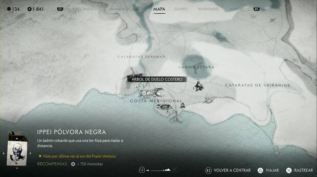 Ghost of Yotei - rboles de duelo en las Praderas de Yotei, ubicacin del rbol de duelo costero