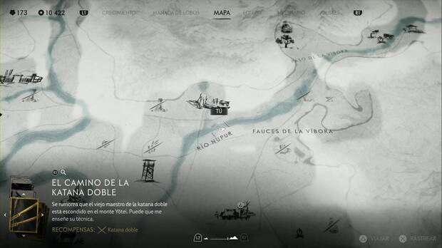 Ghost of Yotei - Hallazgos ainu en las Praderas de Yotei, ubicacin del Objeto fabricado por los ainu