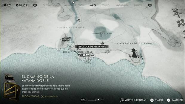 Ghost of Yotei - Relatos en las Praderas de Yotei, ubicación del relato Un trago con un desconocido