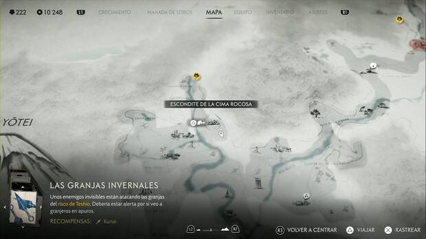 Ghost of Yotei - Altares de la reflexión en las Praderas de Yotei, ubicación del altar #10