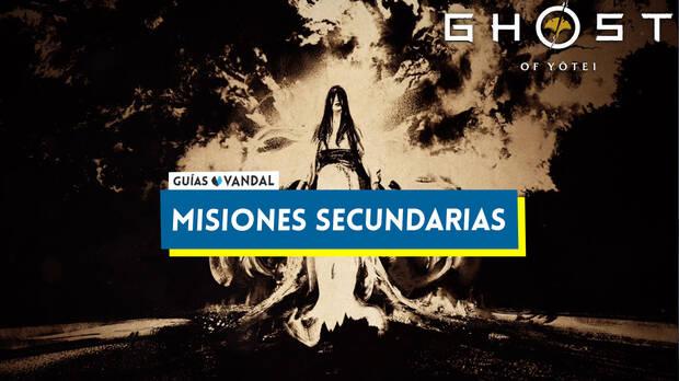 Ghost of Yotei - Portada del nodo de misiones secundarias