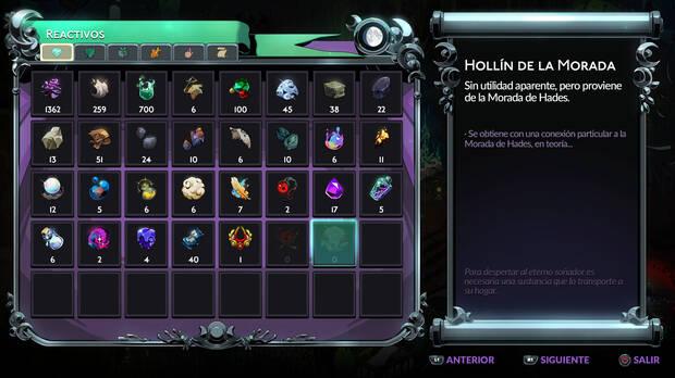 Cuál es el requisito para desbloquear Hollín en Hades 2