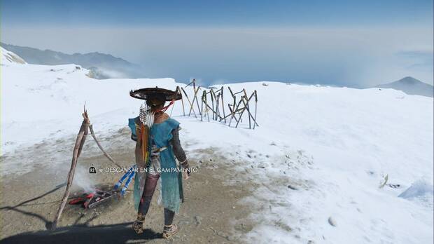 Ghost of Yotei - Mitos, Las cinco enseñanzas: ubicación del campamento de Takezo en el monte Yotei