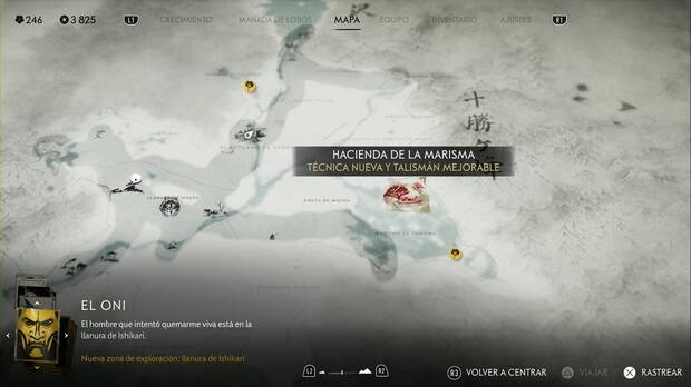 Ghost of Yotei - Campamentos de los Seis en la Cordillera de Tokachi, ubicación de Hacienda de la marisma