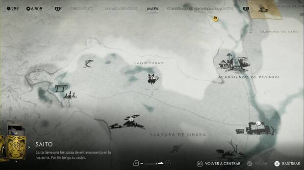 Ghost of Yotei - Madrigueras de zorros en la Cordillera de Tokachi, ubicación de la madriguera Llanura cálida