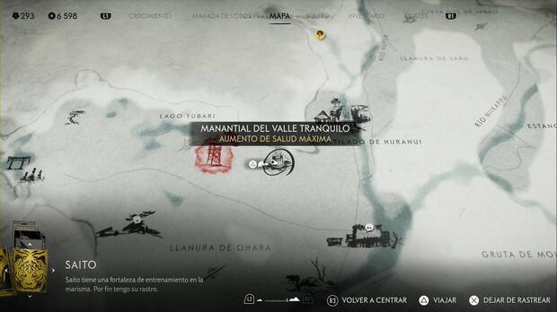 Ghost of Yotei - Manantiales en la Cordillera de Tokachi, ubicacin del manantial del valle tranquilo