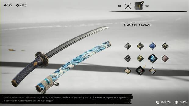 Ghost of Yotei - Conjuntos de armas, Garra de Aranami