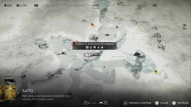 Ghost of Yotei -Puestos de bambúes en la Cordillera de Tokachi, ubicación del puesto de bambúes de Huranui