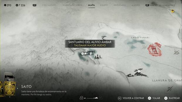 Ghost of Yotei - Santuarios de la Cordillera de Tokachi, ubicación del santuario del alivio ámbar