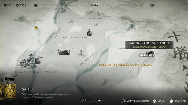 Ghost of Yotei - Santuarios de la Cordillera de Tokachi, ubicación del santuario del salto de fe