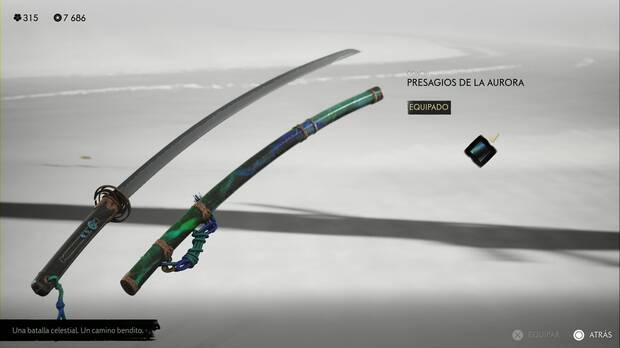 Ghost of Yotei - Conjuntos de armas, Presagios de la aurora