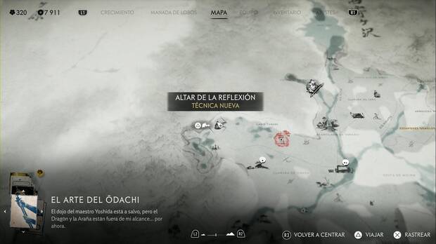 Ghost of Yotei - Altares de la reflexión en la Cordillera de Tokachi, ubicación del altar #3