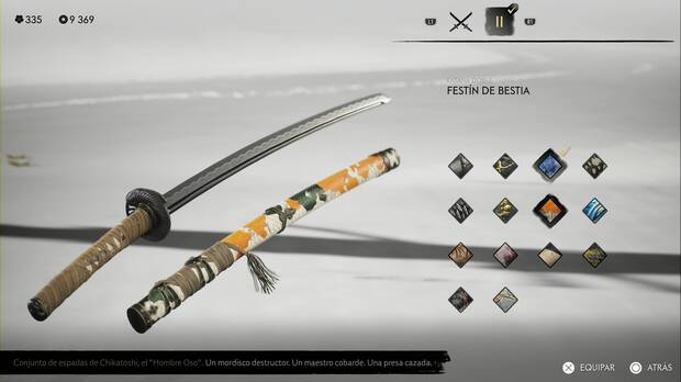 Ghost of Yotei - Conjuntos de armas, Festn de bestia