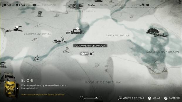 Ghost of Yotei - Relatos en la Cordillera de Tokachi, punto donde comienza el relato Los que se van