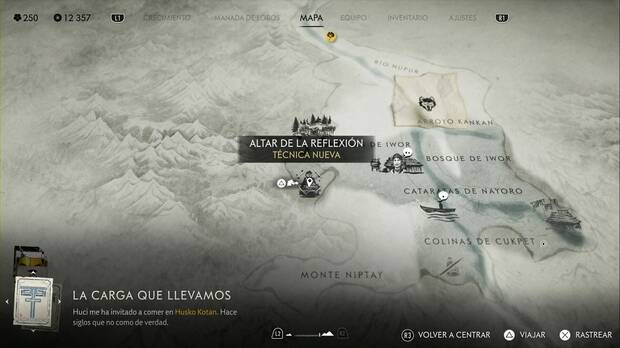 Ghost of Yotei - Altares de la reflexión en el Bosque de Nayoro, ubicación del altar #1