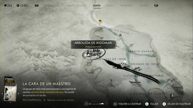 Ghost of Yotei - Relatos en el Bosque de Nayoro, La cara de un maestro, ubicación