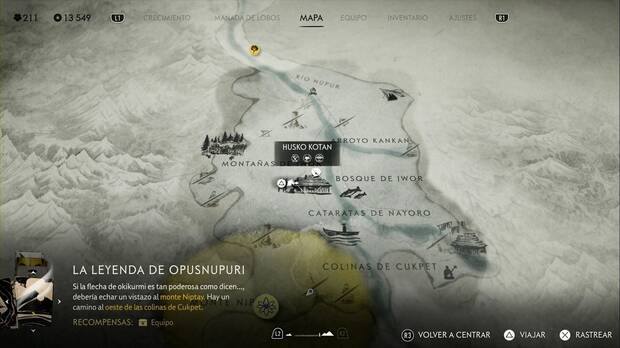 Ghost of Yotei - Mitos, La leyenda de Opusnupuri, ubicación del Husko Kotan en el Bosque de Nayoro