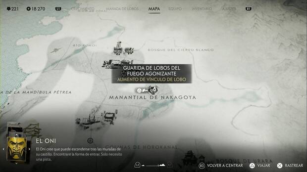 Ghost of Yotei - Guaridas de lobos en la Llanura de Ishikari, ubicacin de la guarida Fuego agonizante