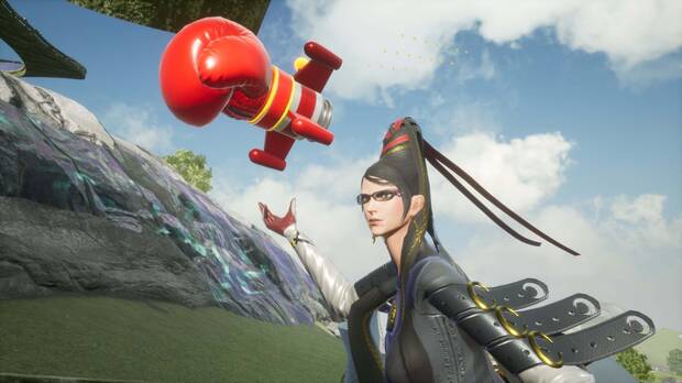 Bayonetta en Sonic Racing: CrossWorlds