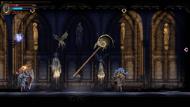 Rose tambi�n es �gil en los combates gracias a sus movimientos, el l�tigo, los arcanos y algunas de sus armas.