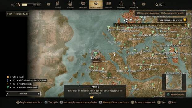 The Witcher 3: Wild Hunt Remastered - Set de la Escuela del Grifo; ubicaci�n del faro de la costa noroeste de Velen