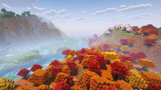 Mejores semillas de Minecraft - Bosque moteado