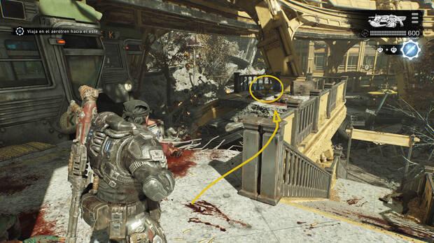 Gears of War: E-Day - Dnde encontrar en el acto 4 el maletn rgido 17