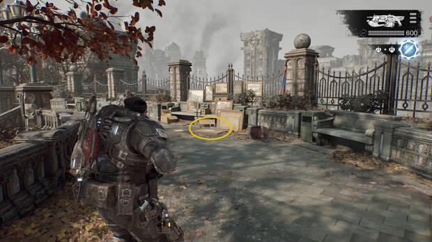 Gears of War: E-Day - Ubicacin del coleccionable del acto 4 Una carta manuscrita en vasgari