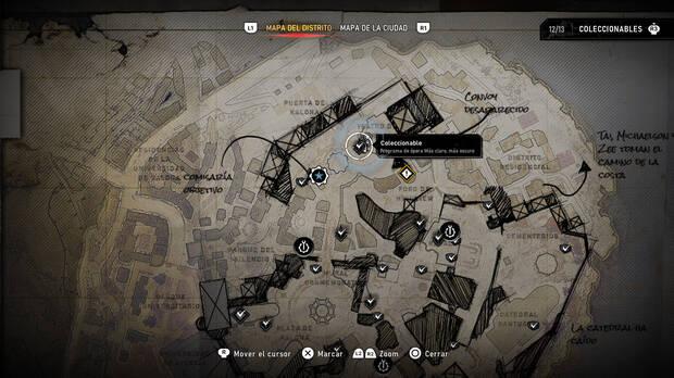 Gears of War: E-Day - Localizacin en el mapa del coleccionable del acto 4 Programa de pera Ms claro, ms oscuro