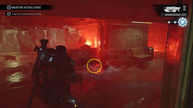 Gears of War: E-Day - Ubicacin del coleccionable del acto 4 Chapas de la CGO del sargento Aman Landry